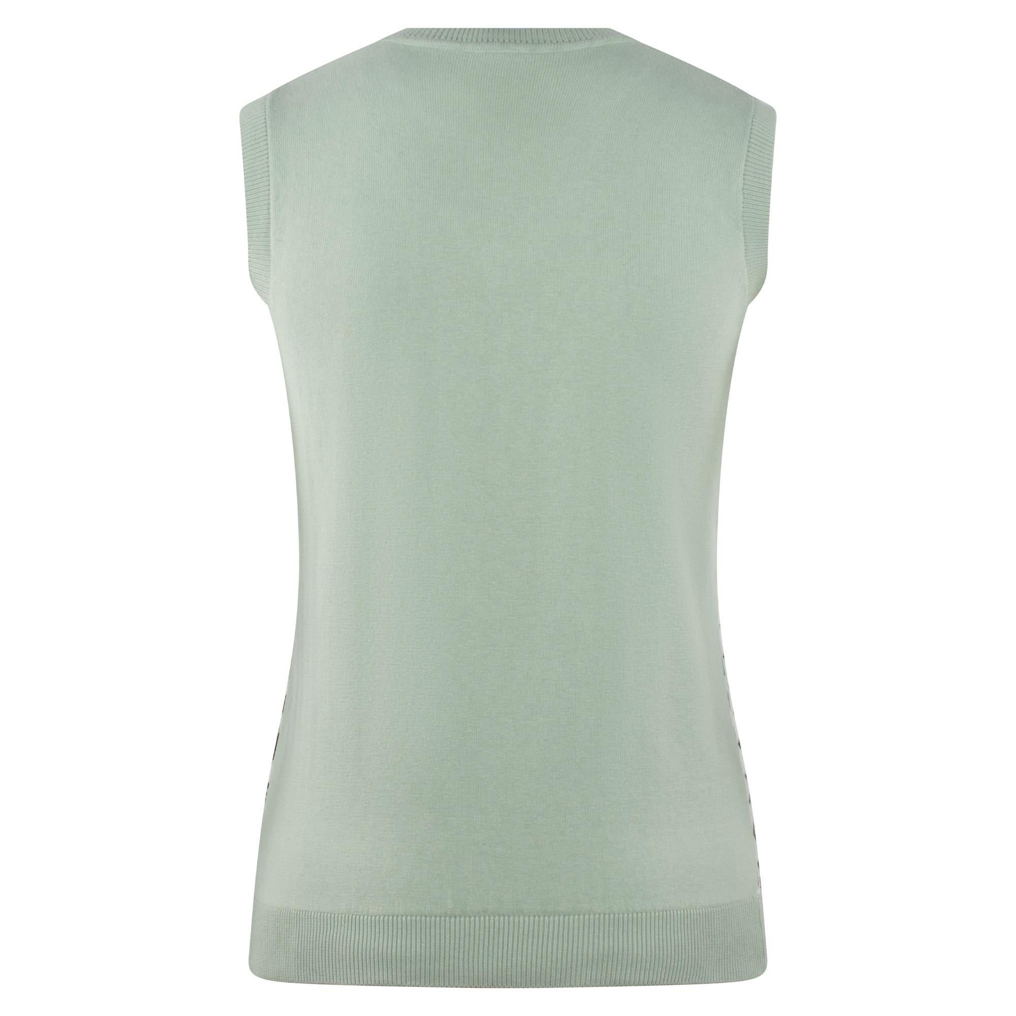 Daily Sports Margate Ladies Knitted Golf Vest Foam Green